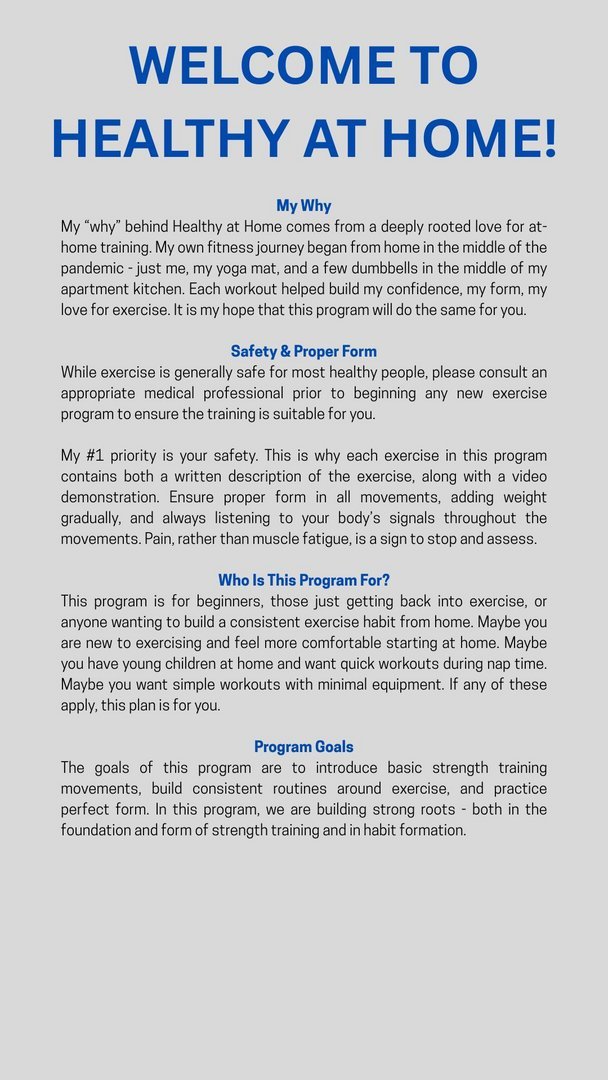 START HERE - IMPORTANT PROGRAM INFORMATION