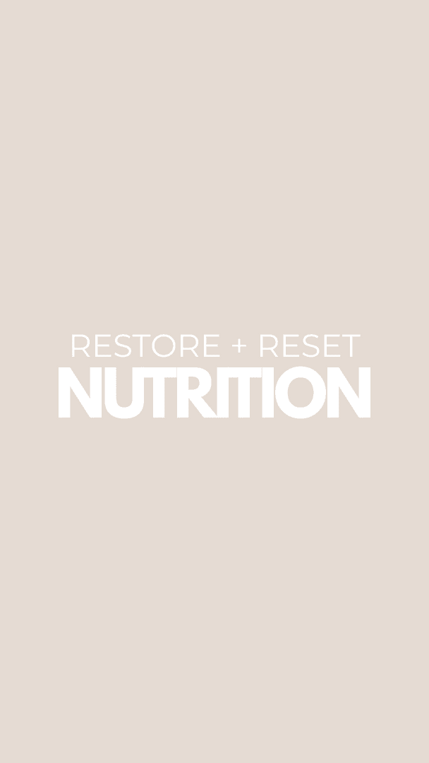 Nutrition Week 1