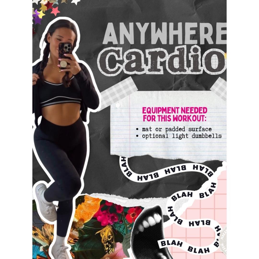 Dairy of a Fit Girl—anywhere cardio #1