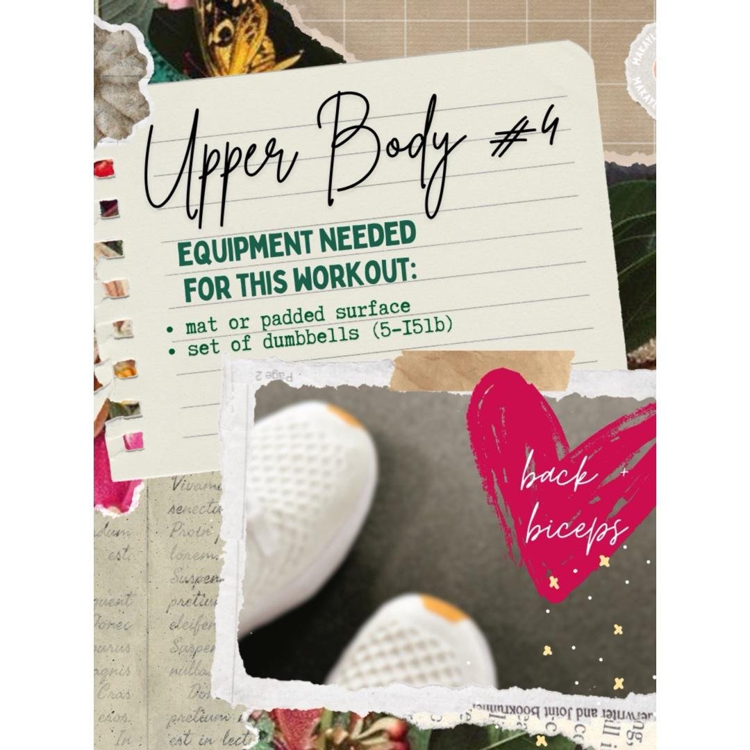 Diary of a Fit Girl—Upper body #4 back + biceps