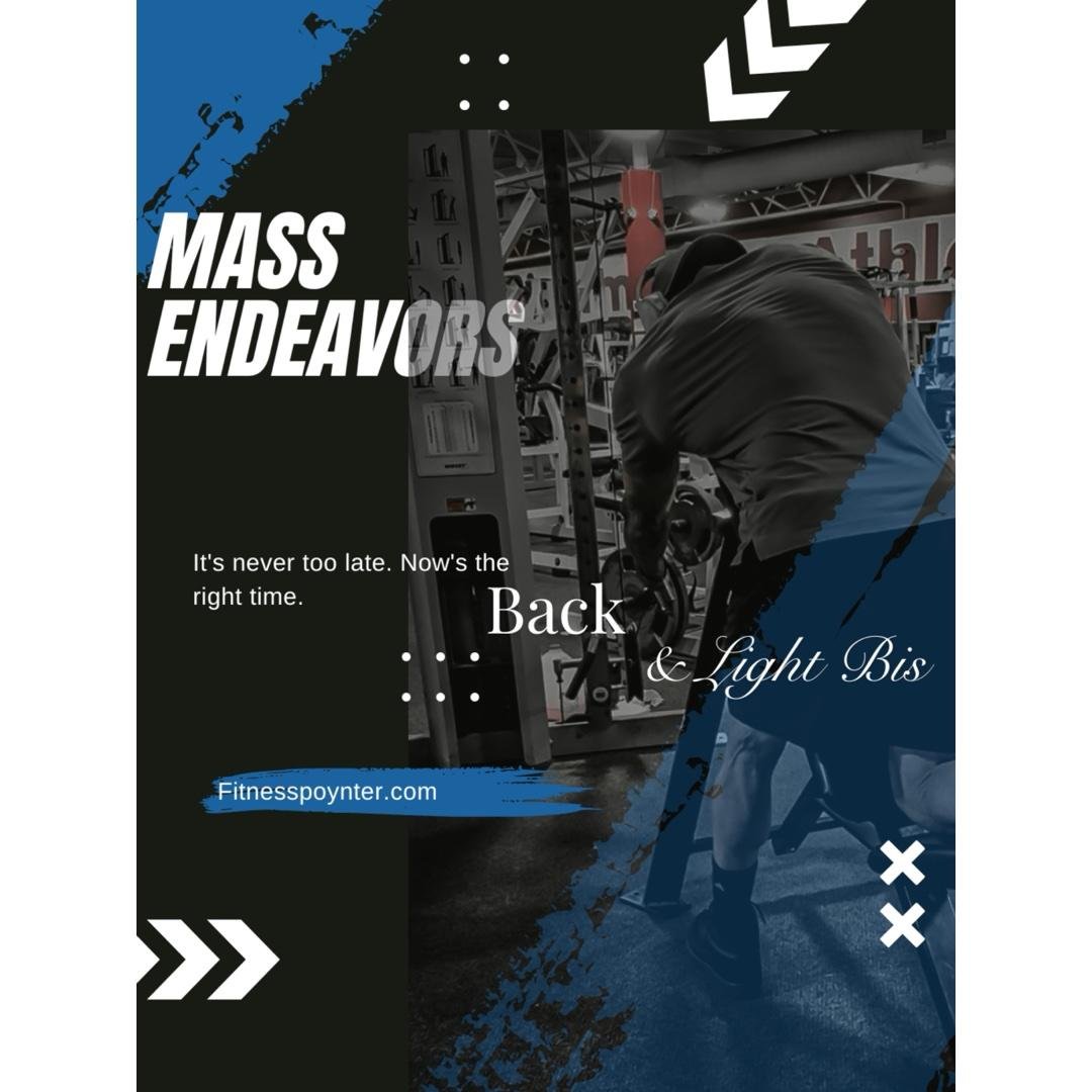 Mass Mechanics: Back, Bis & Calves