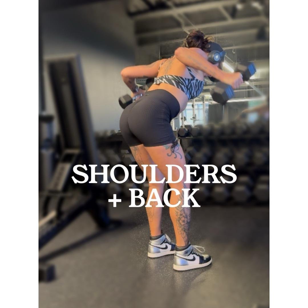 💪 SHOULDERS + BACK + CORE DAY 🔥
