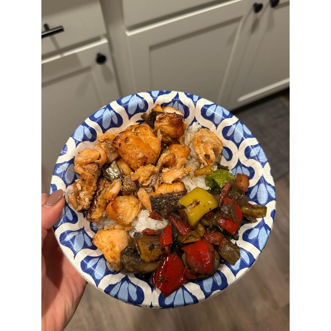 Airfried Salmon Bowl