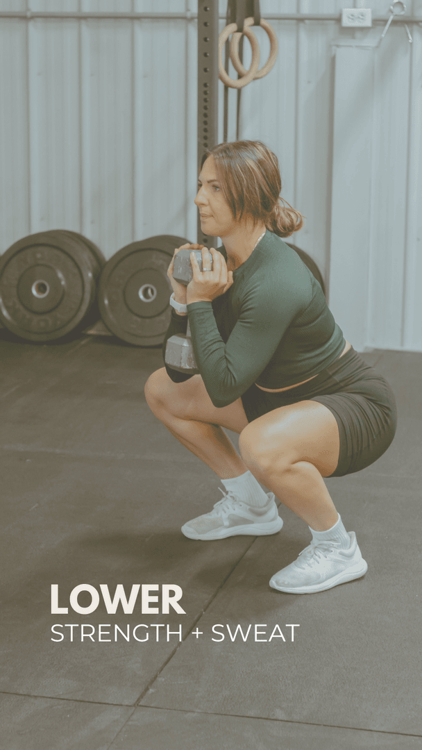 MONDAY Lower Strength + Sweat - 11/24