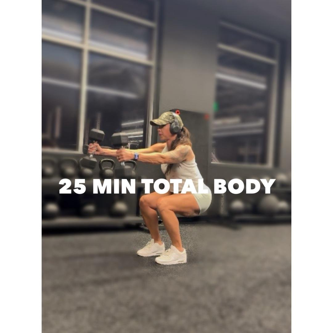 25 Min Total Body + Core Burnout