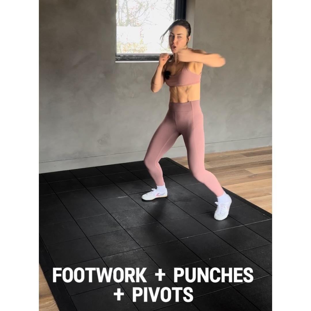 Footwork + Punches + Pivot