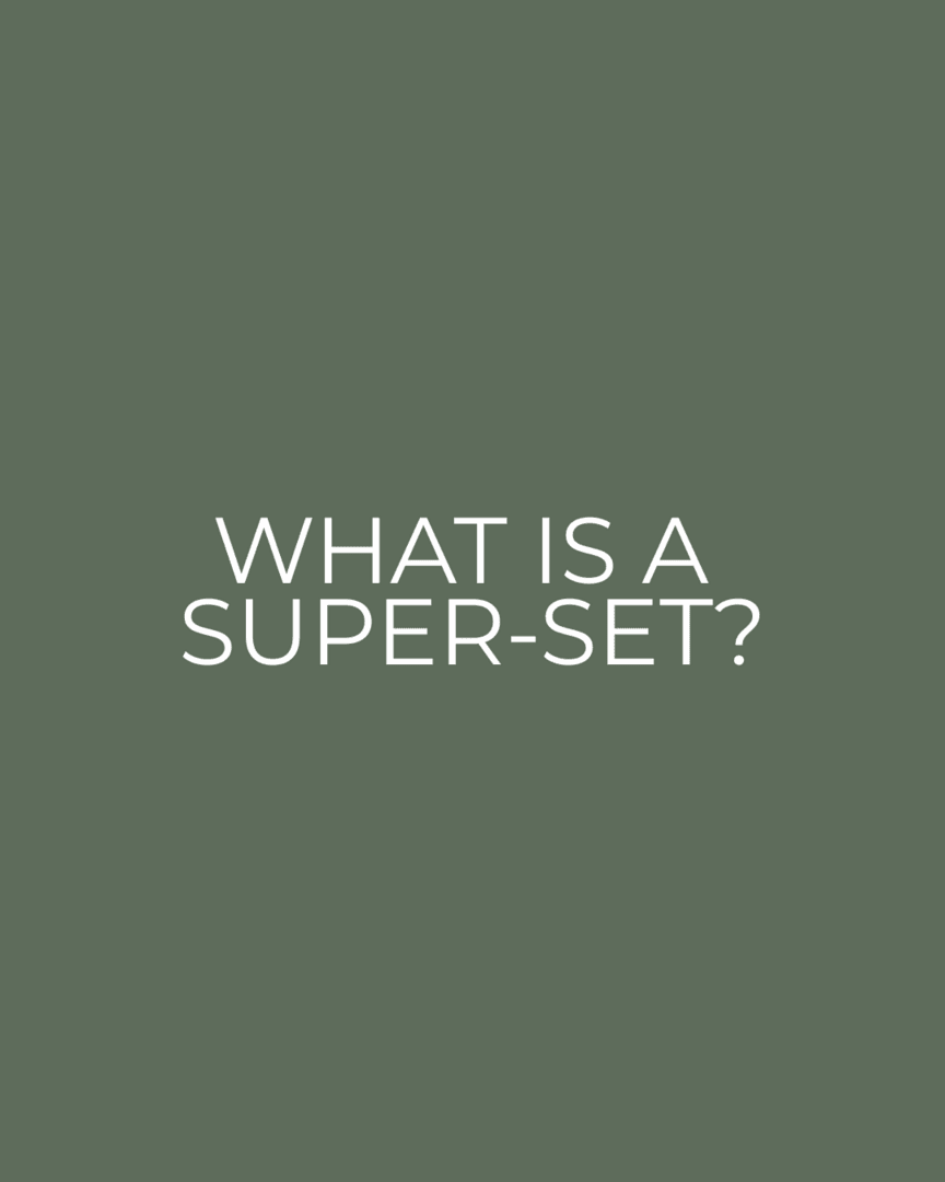 What Is a Super-set?