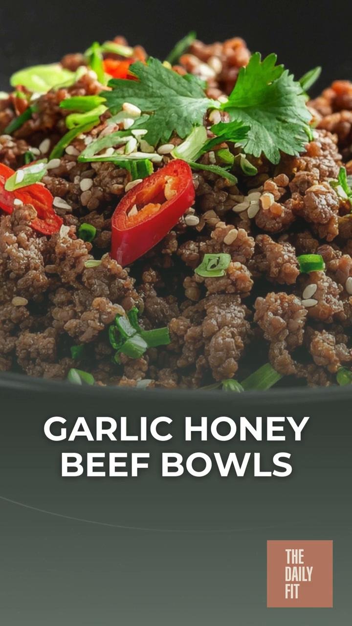 Garlic Honey Beef Bowls