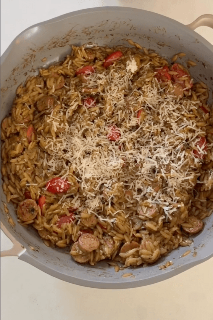 One-Pot Pesto Chicken & Orzo