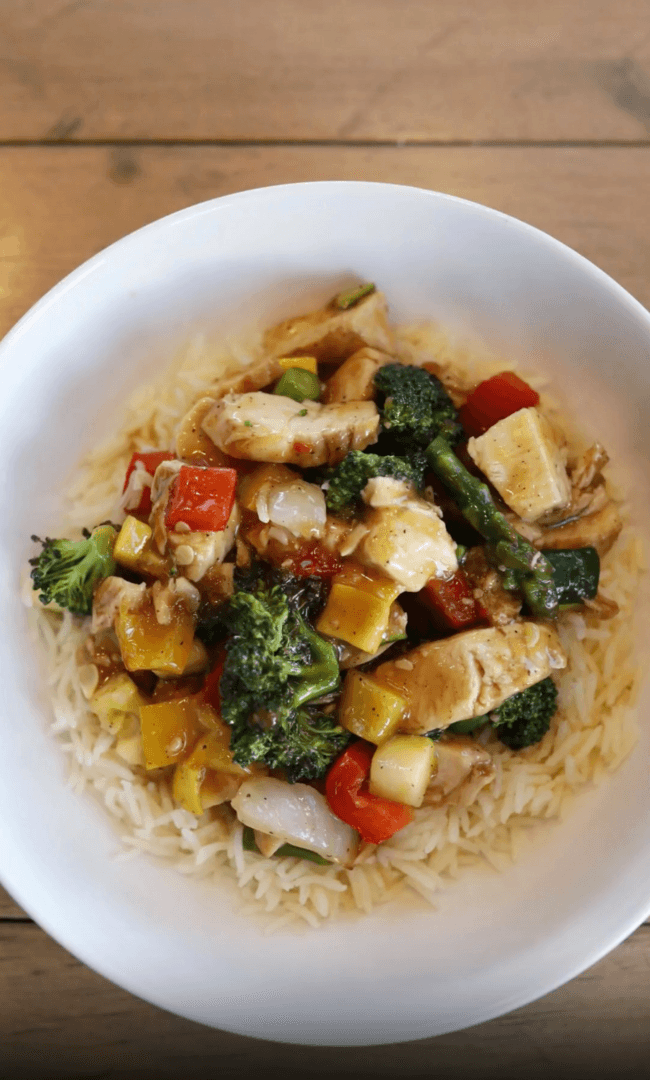 CHICKEN TERIYAKI STIR FRY