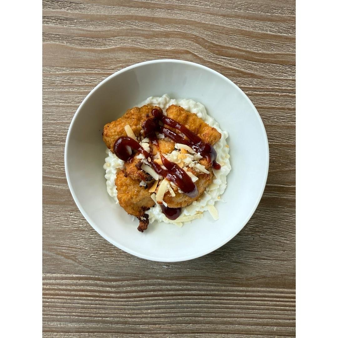 Cheesy Chicken Nugget Bowl