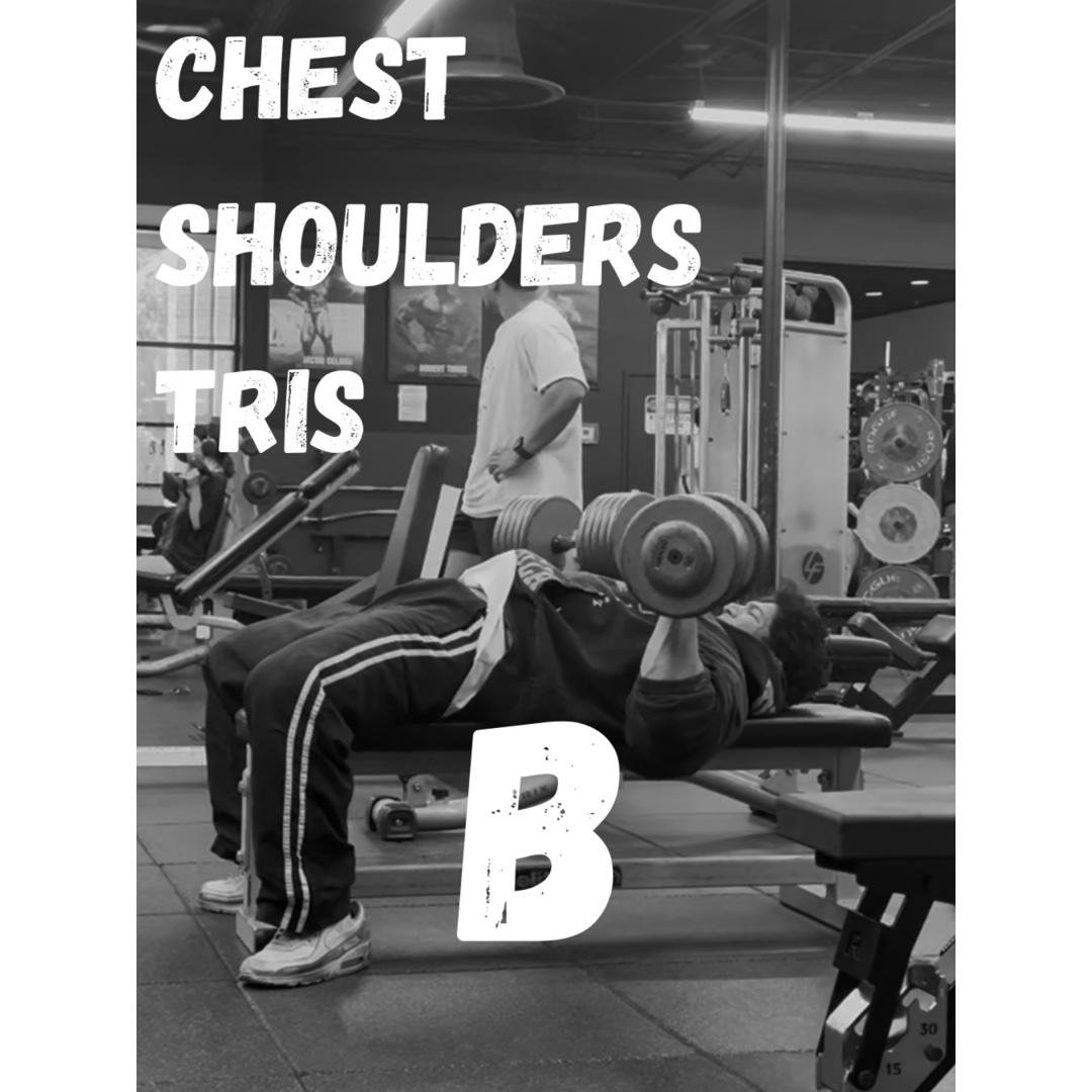 Chest, Shoulders, Triceps B