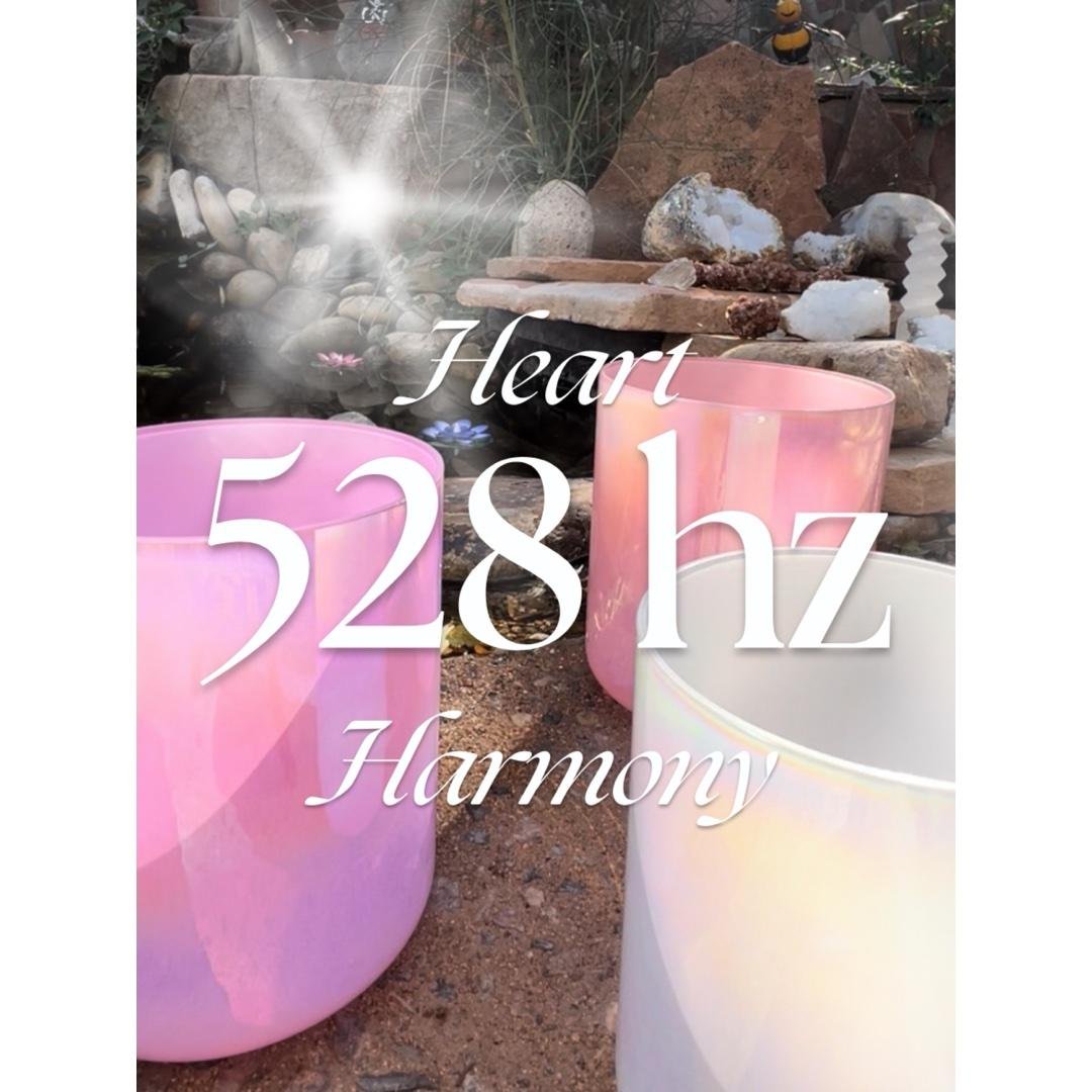 Crystal Singing Bowls at 528hz