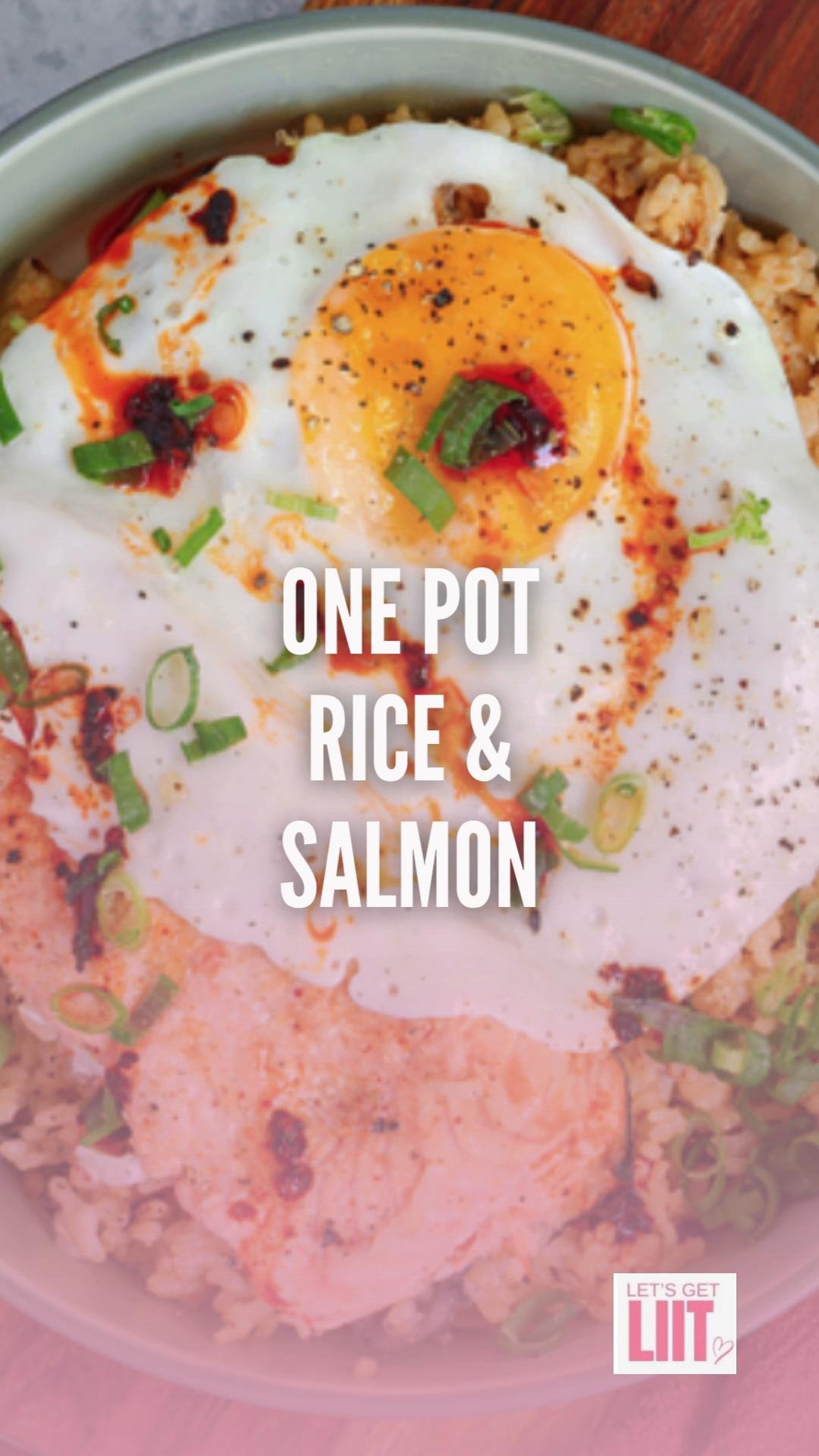 One Pot Rice & Salmon