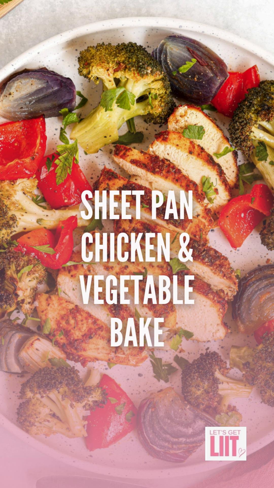 Sheet Pan Chicken & Vegetable Bake