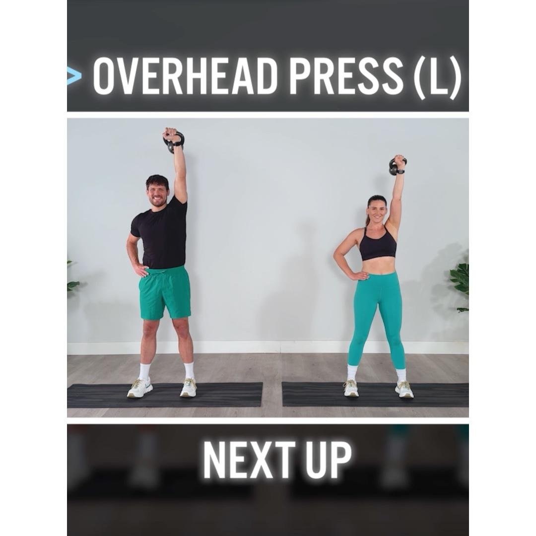 20 Minute Kettlebell HIIT Full Body Cardio + Strength (With Modifications)