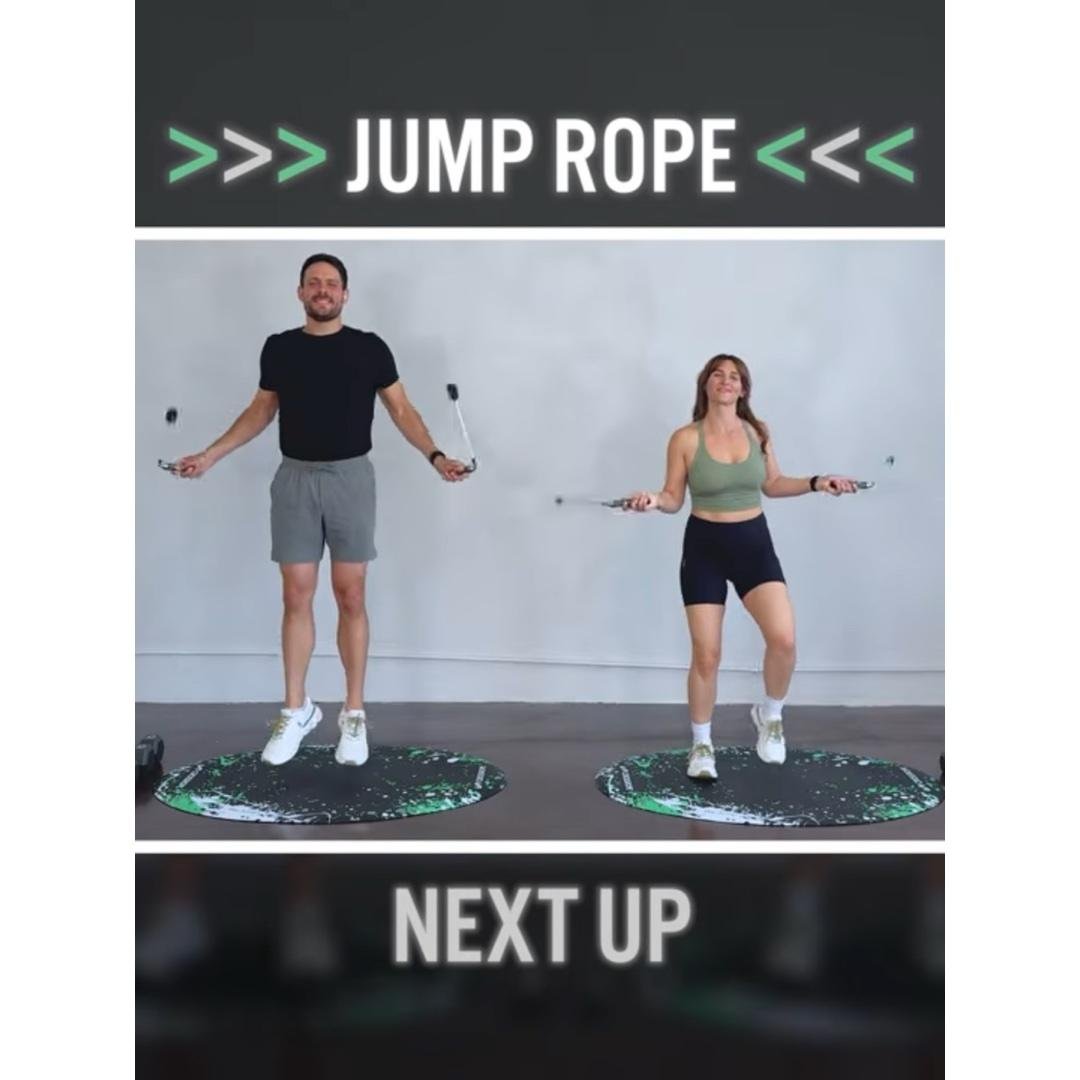 25 MIN Jump Rope & Dumbbell HIIT | To The Beat + Modifications