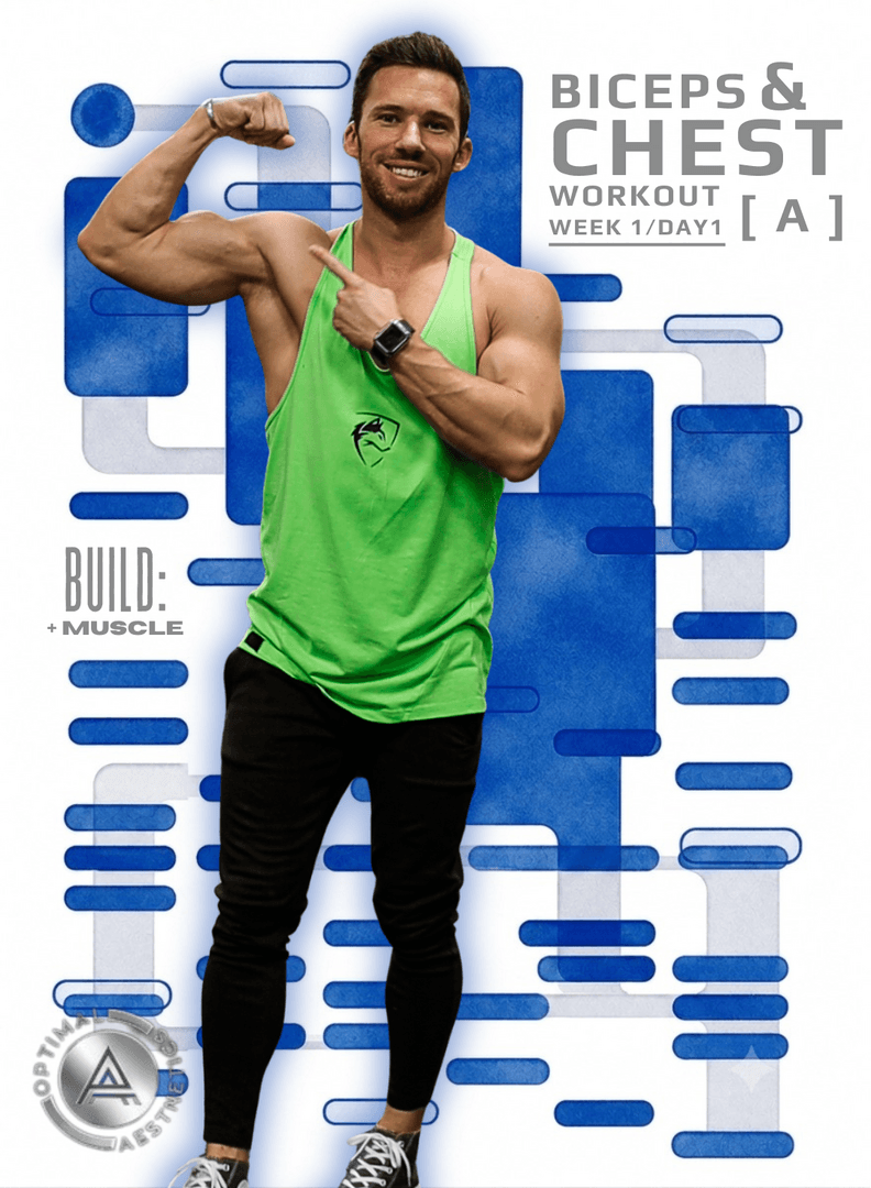 Biceps + Chest Workout A