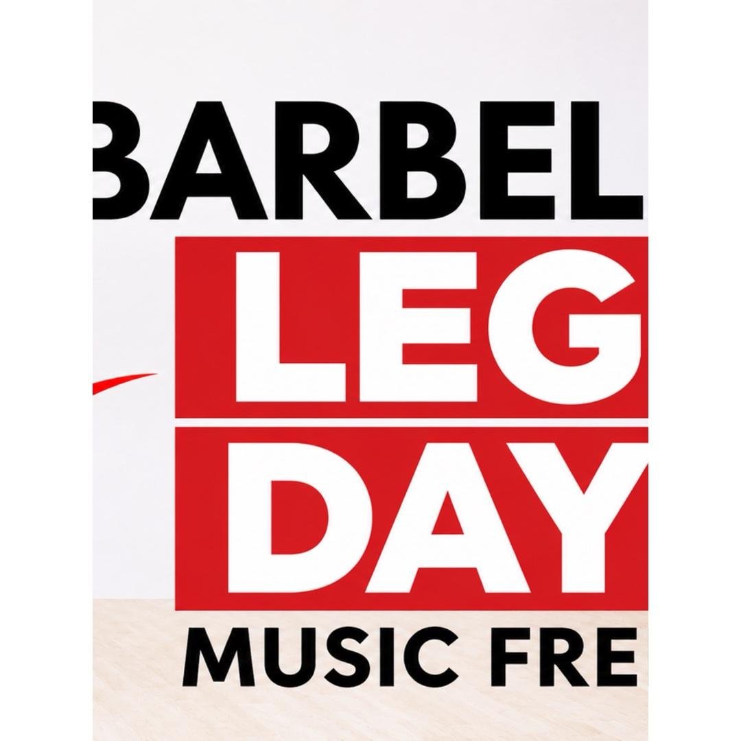 30 Min Barbell Leg Workout | Music Free | Timers Only