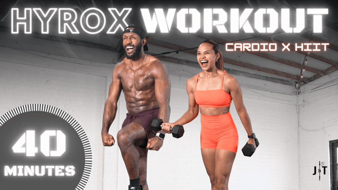40 Minute Full Body Cardio X Dumbbell HIIT (Hyrox Style Workout)