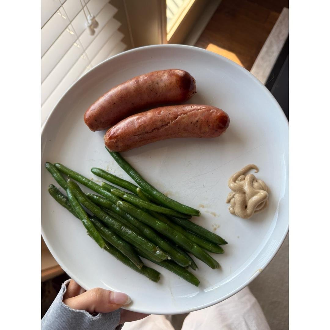 Chicken Apple Sausage & Green Beans🫛
