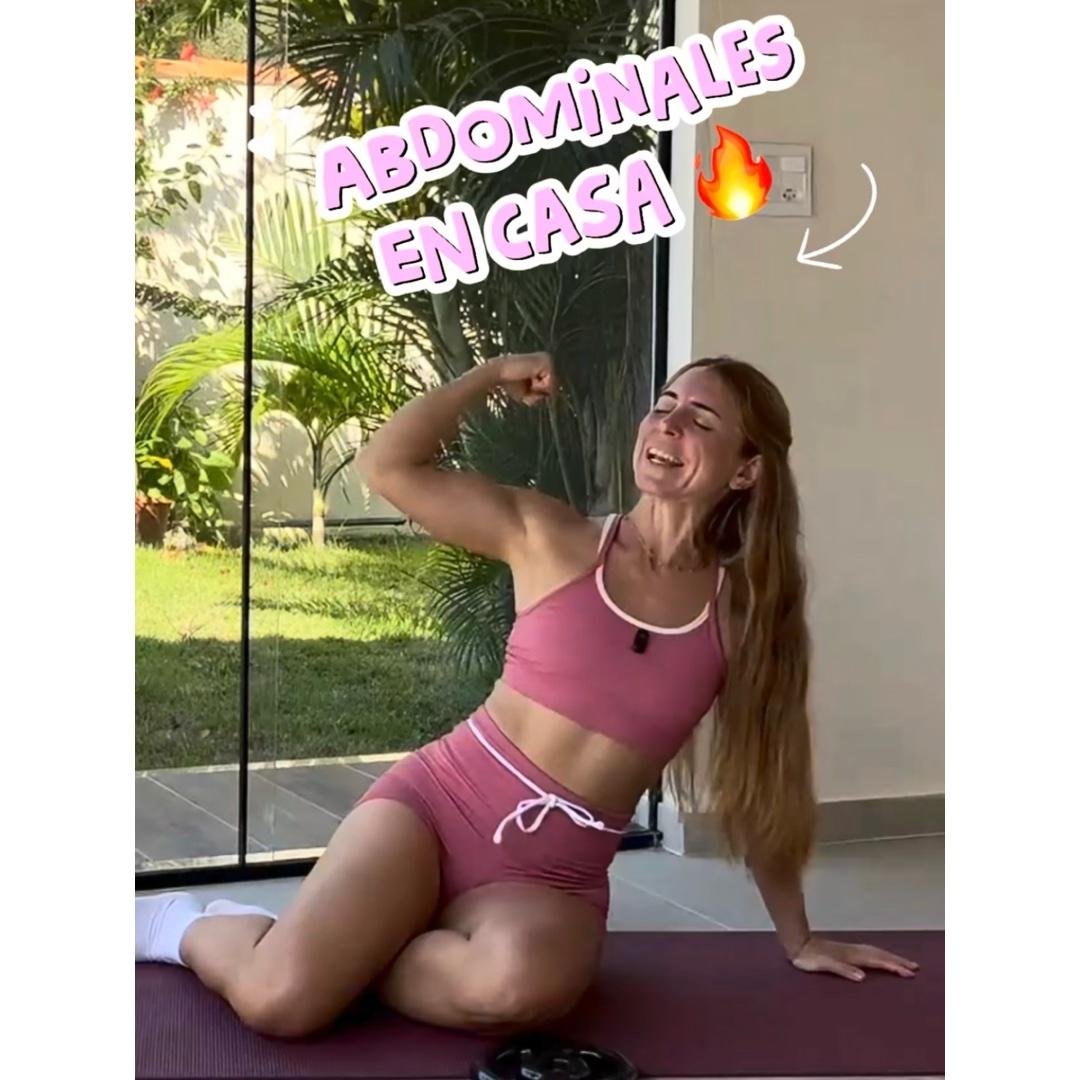 8 MIN abdominales con peso 🔥