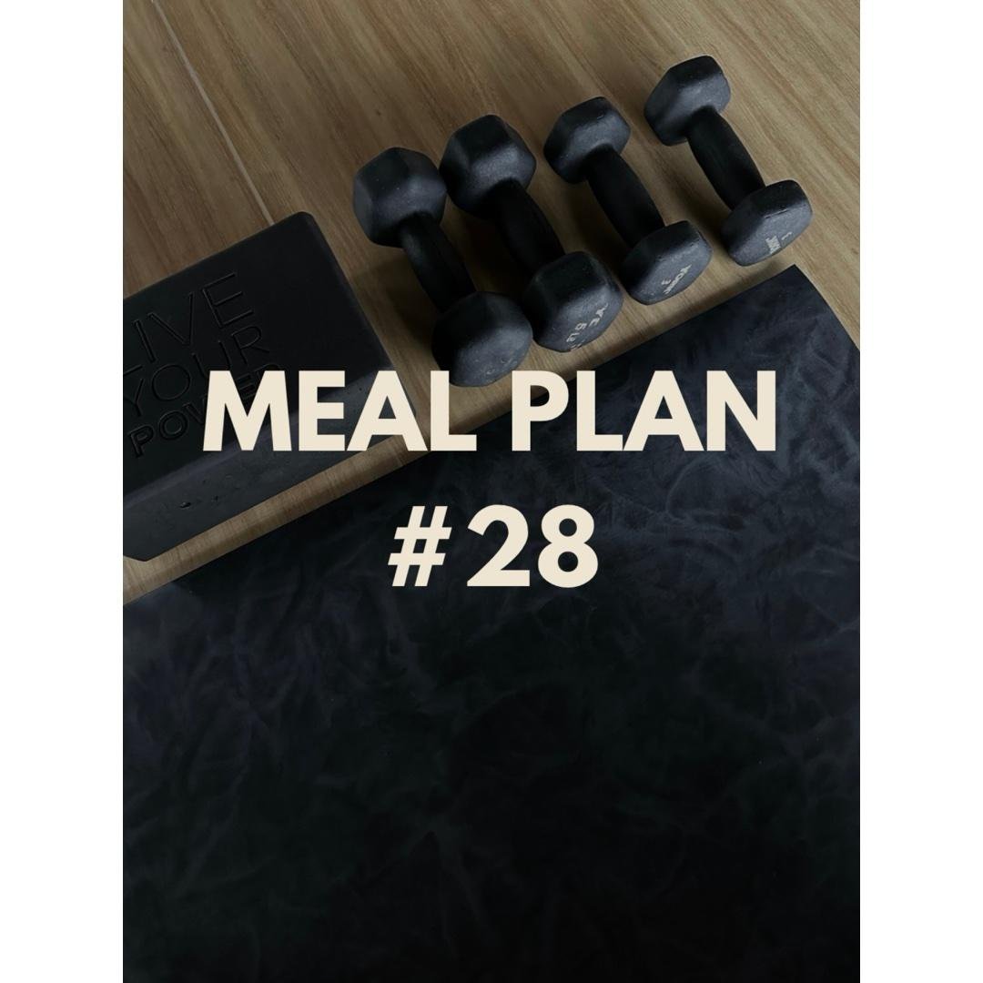 Weekly Meal Plan #28