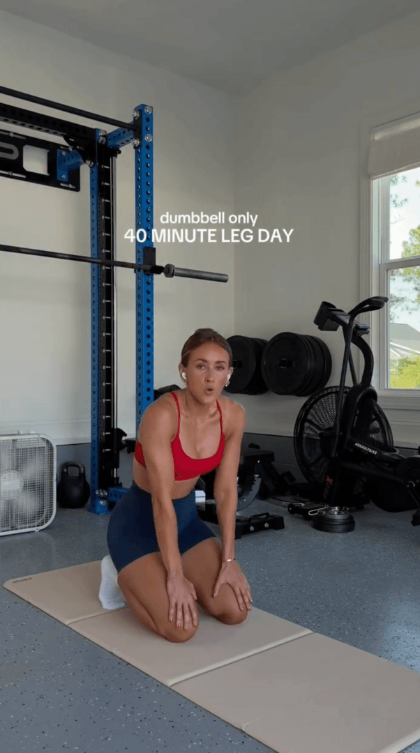 DB Only 40 Min Leg Day
