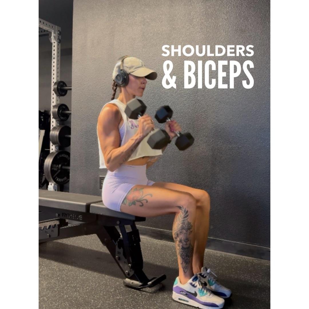 SHOULDERS & BICEPS 💪🏼 + KILLER CORE