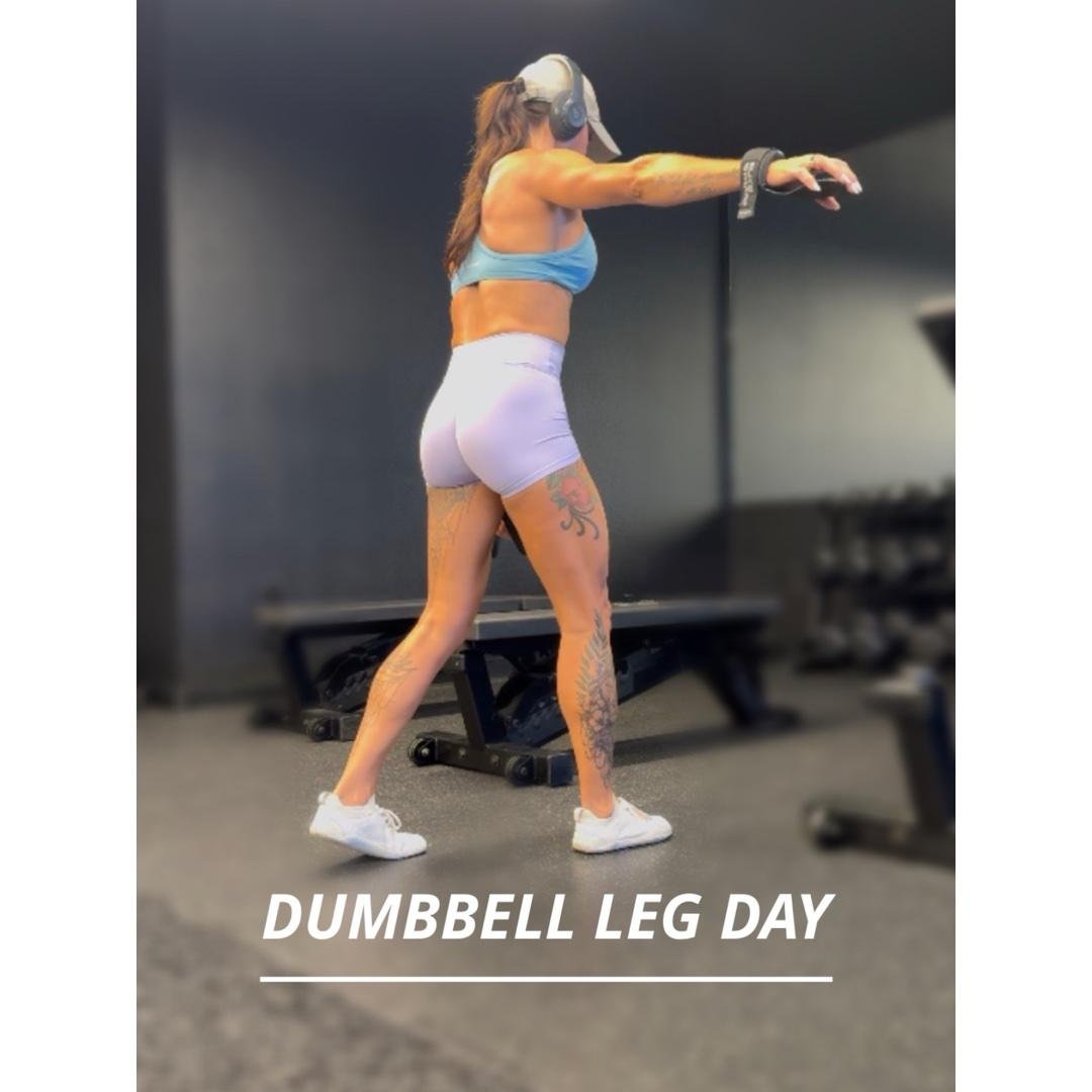 Dumbbells Leg Day + Bench Core