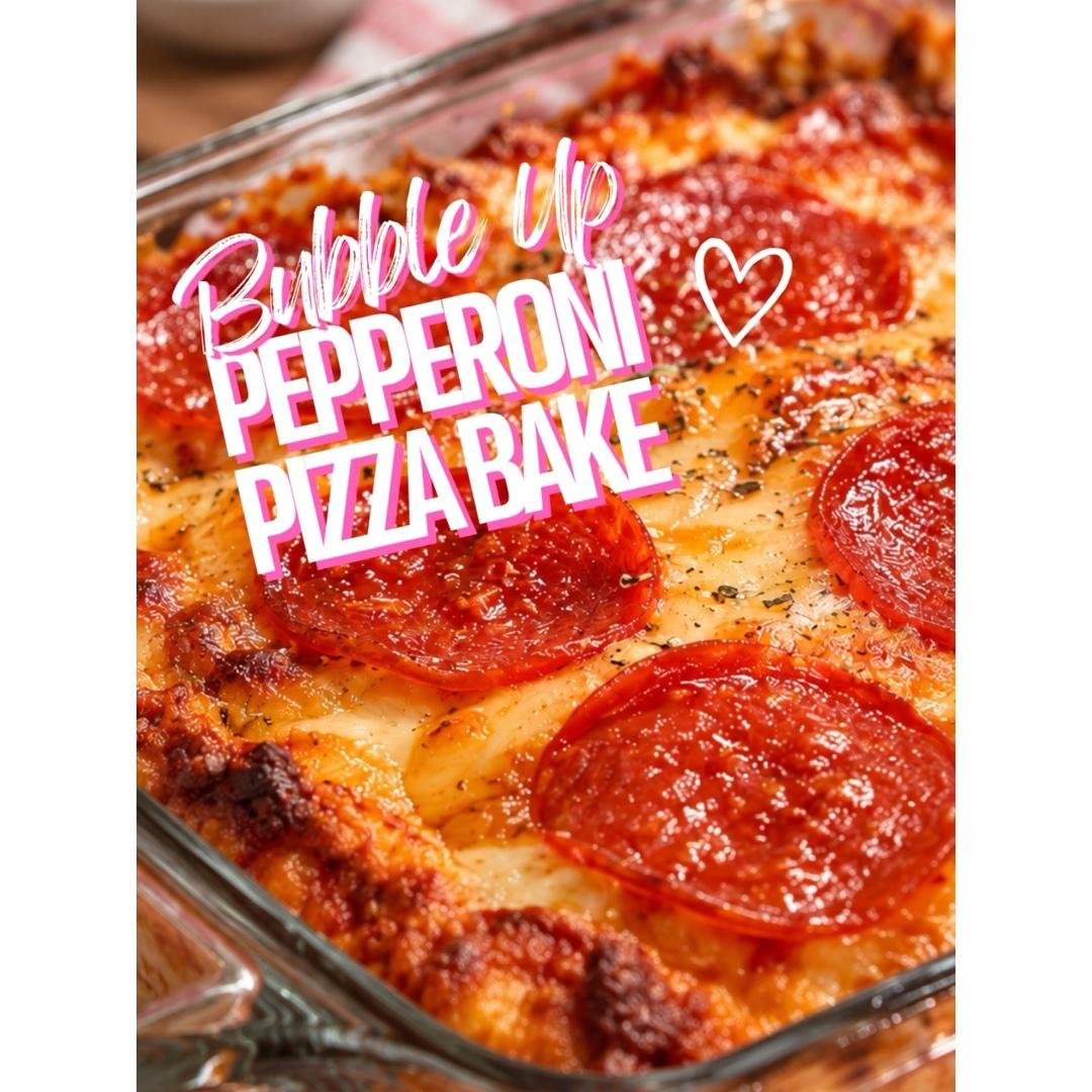 Bubble Up Pepperoni Pizza Bake 🍕✨