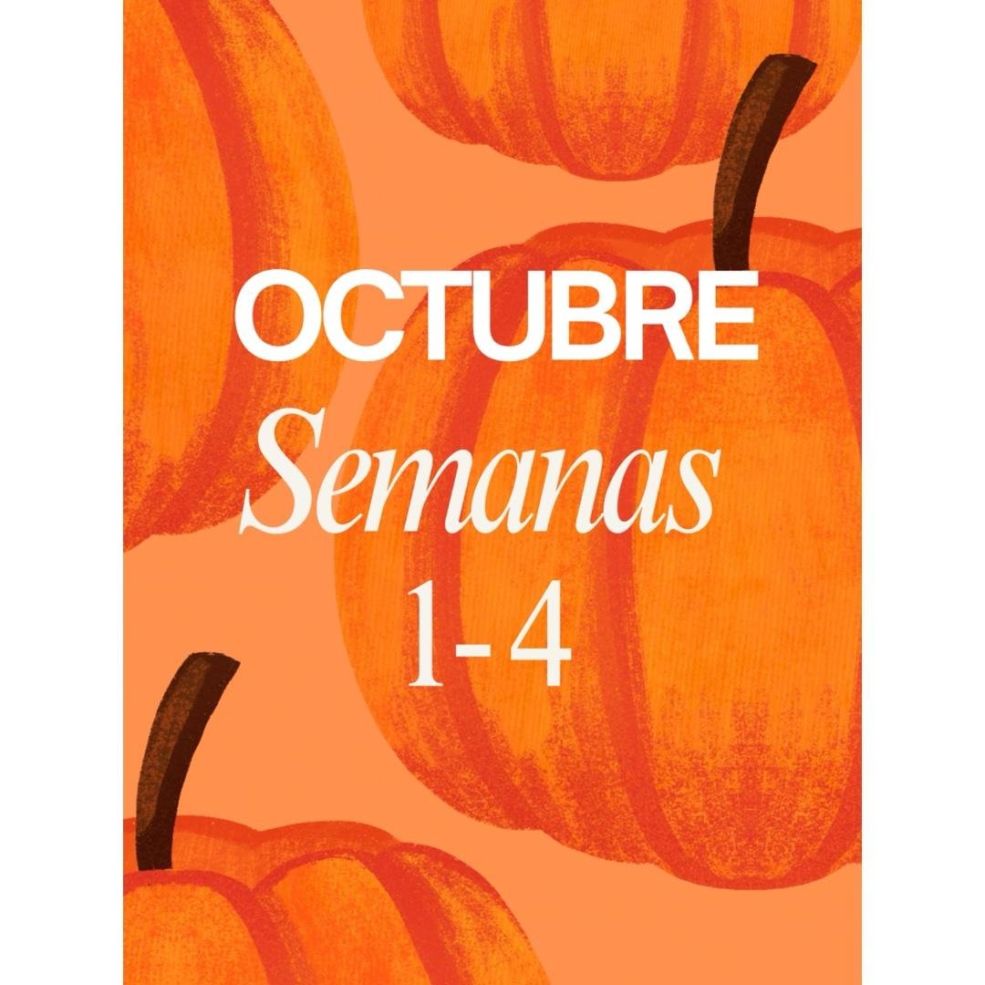 Planificación Octubre 🎃✨
