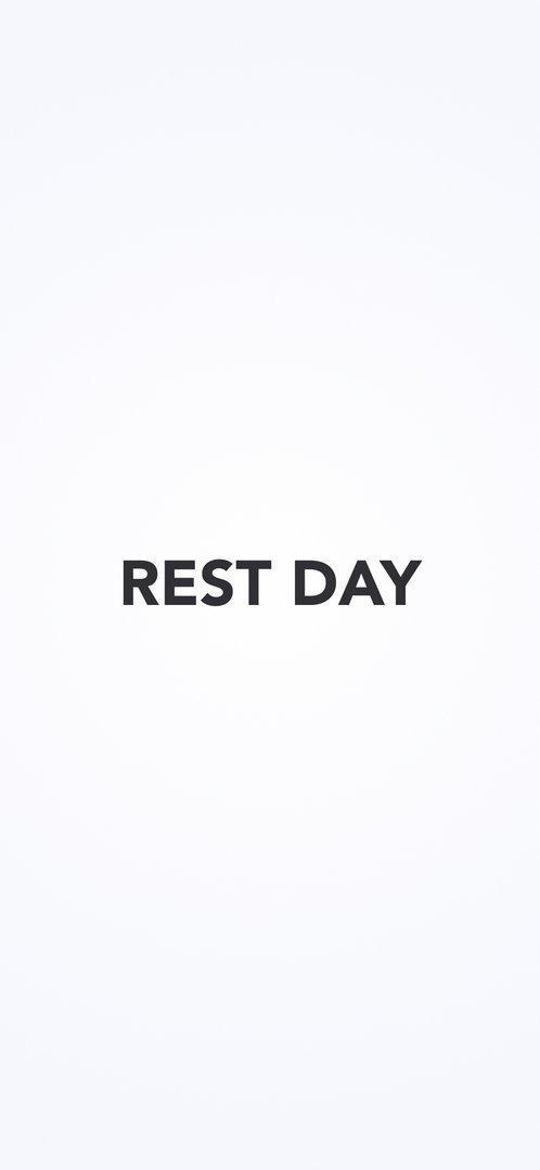 Wed, Oct 14th: REST!