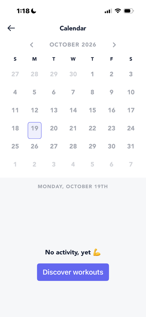 Reminders in the app